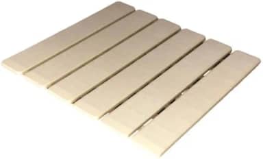 Tapete Estrado Antiderrapante para Box Banheiro STM Plastic 53x48 Marfim – Segurança e Conforto no Banho