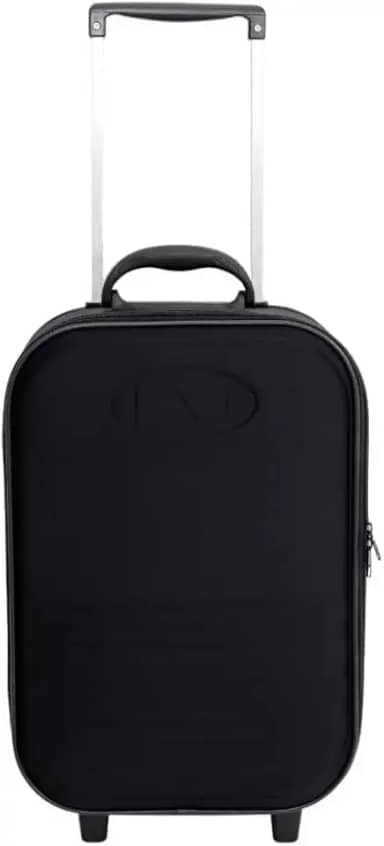 Mala de Viagem de Bordo 10kg Com Rodinhas Medidas Anac (Preto)