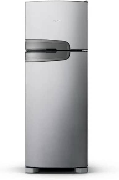 Geladeira Consul Frost Free Duplex 340 litros com Prateleiras Altura Flex cor inox - CRM39AK 220V
