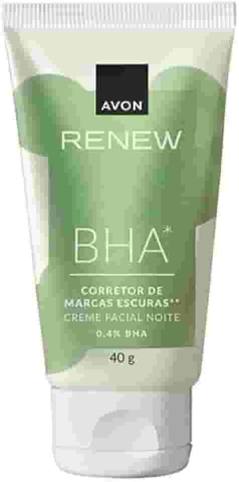 Renew, Creme Facial Noturno BHA Corretor de Marcas Escuras, 40g