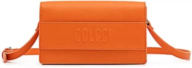 Bolsa Crossbody relevo Colcci feminino Laranja Russet U
