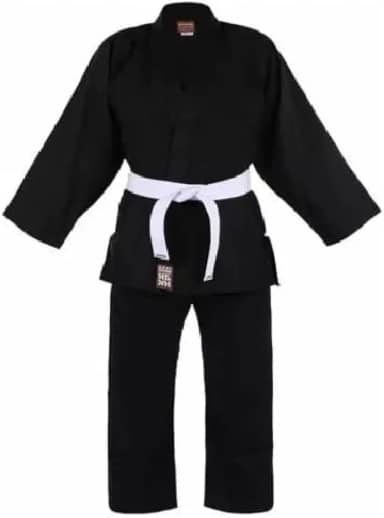 Kimono Infantil Reforçado Judo Jiu-Jitsu, Haganah, Preto, M0