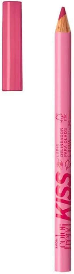 AVON COLOR TREND LAPIS OLHOS E BOCA PINK DOPAMINA 1,1g