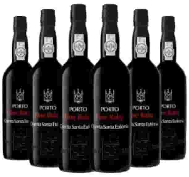 Kit 6 Garrafas Vinho do Porto Fine Ruby