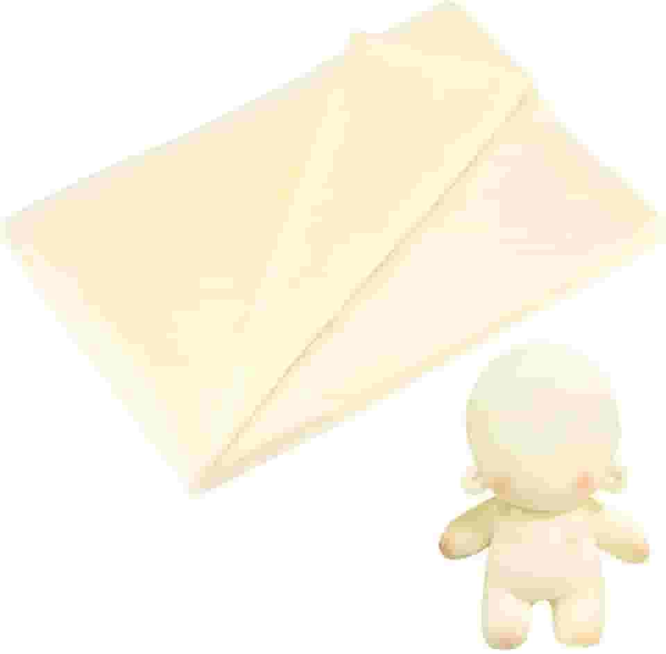 PH PandaHall Boneca de pano, cor da pele, 140 x 99 cm, tecido para fabricação de bonecas, boneca Waldorf, feita à mão, para costura, material, vestuário, bolsas, fantoches, crochê