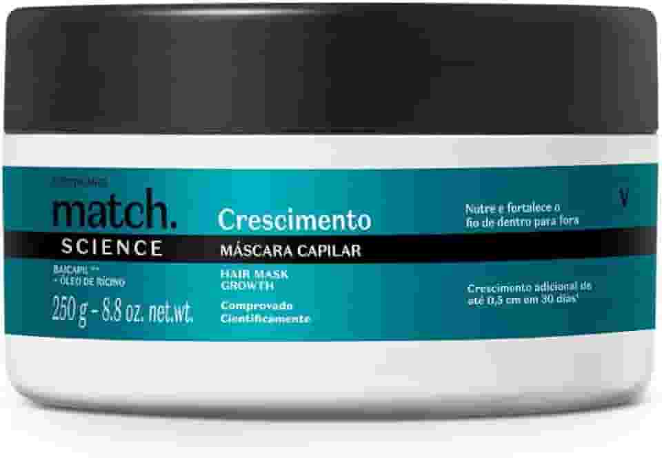 MATCH SCIENCE MASCARA CAPILAR CRESCIMENTO 250g
