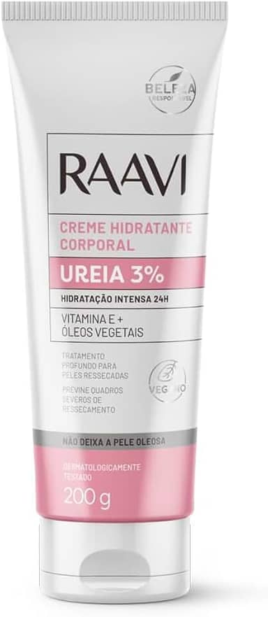 Raavi Creme Hidratante Ureia 3% Spa Care 220 G