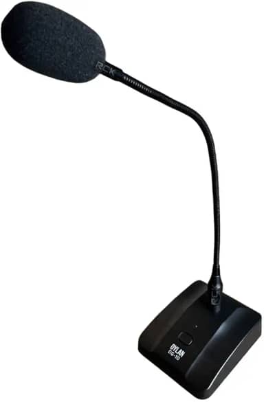 Microfone Dylan DG10 de Mesa Gooseneck Condensador