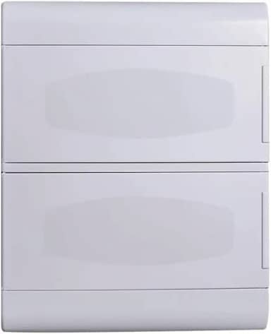 Quadro Embutir Ouro Box 24 Módulos Din Porta Opaca Steck Branco 24 Módulos