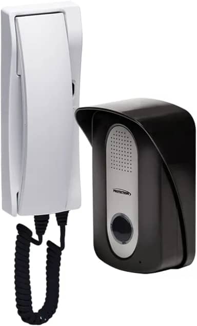 Porteiro Eletrônico Interfone Residencial Inviolável PT-270 Protection (Branco/Cinza)