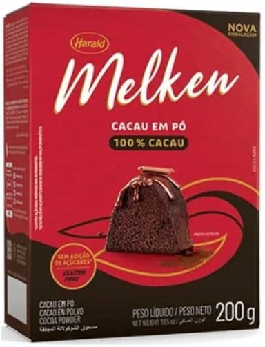 Cacau em Pó 100% Melken 200g - Harald