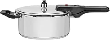 Panela de Pressão Tramontina Brava em Aço Inox com Fundo Triplo 22 cm 6 L