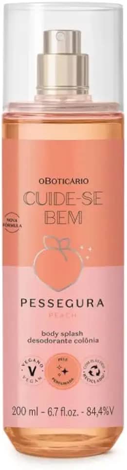 Body Splash Desodorante Colônia Cuide-se Bem Pessegura 200ml