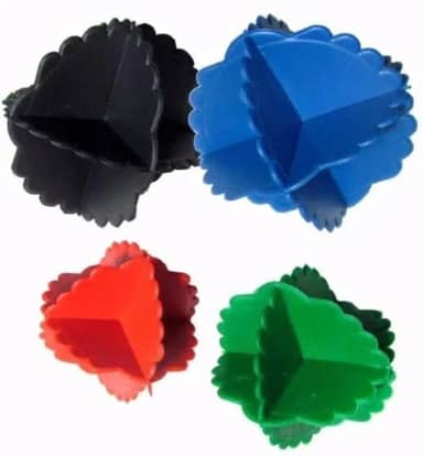 kit com 12 Esferas para Máquina de Lavar Roupas Auxilia na Limpeza e Redução de Fiapos Bate Roupa
