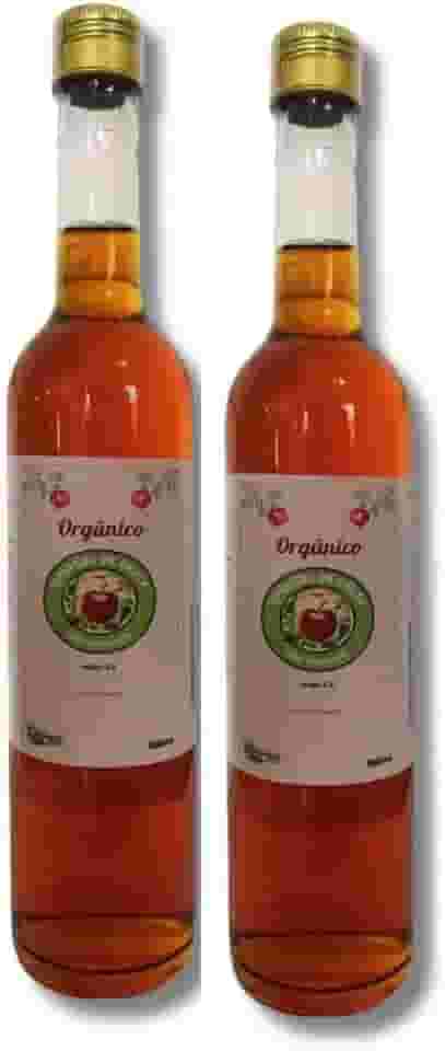 Vinagre de Maçã Orgânico 500ml - 100% Puro e Natural - Tampa Antioxidante - Não Pasteurizado - Garrafa de Vidro - Acidez 6,3% (2)