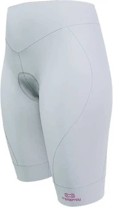 Bermuda Feminina Marcio May Comfort Cós Alto Branca/Dourado - Gel