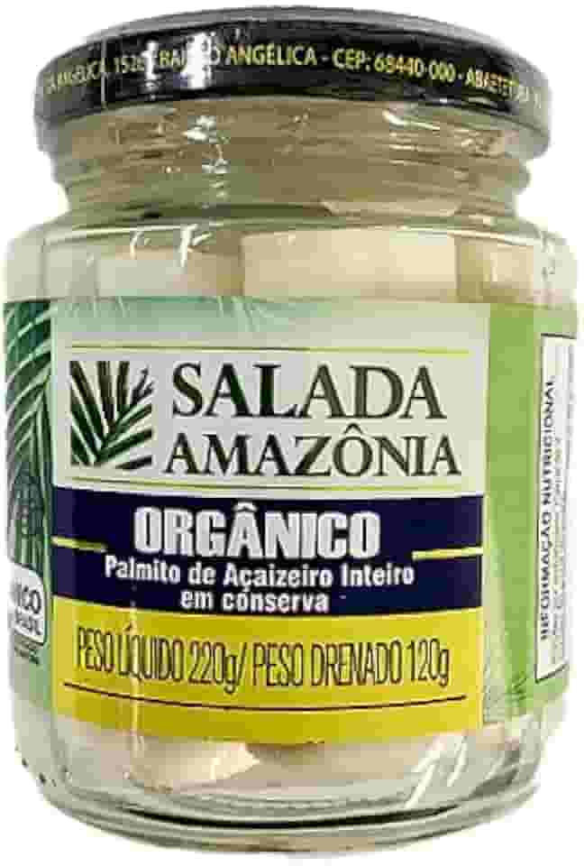 Palmito Açaí Inteiro Orgânico Salada Amazônia 220g