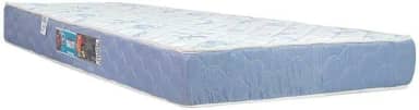 Colchão Solteiro Sleep Max Espuma D45 88x188x18cm Branco/Azul - Castor