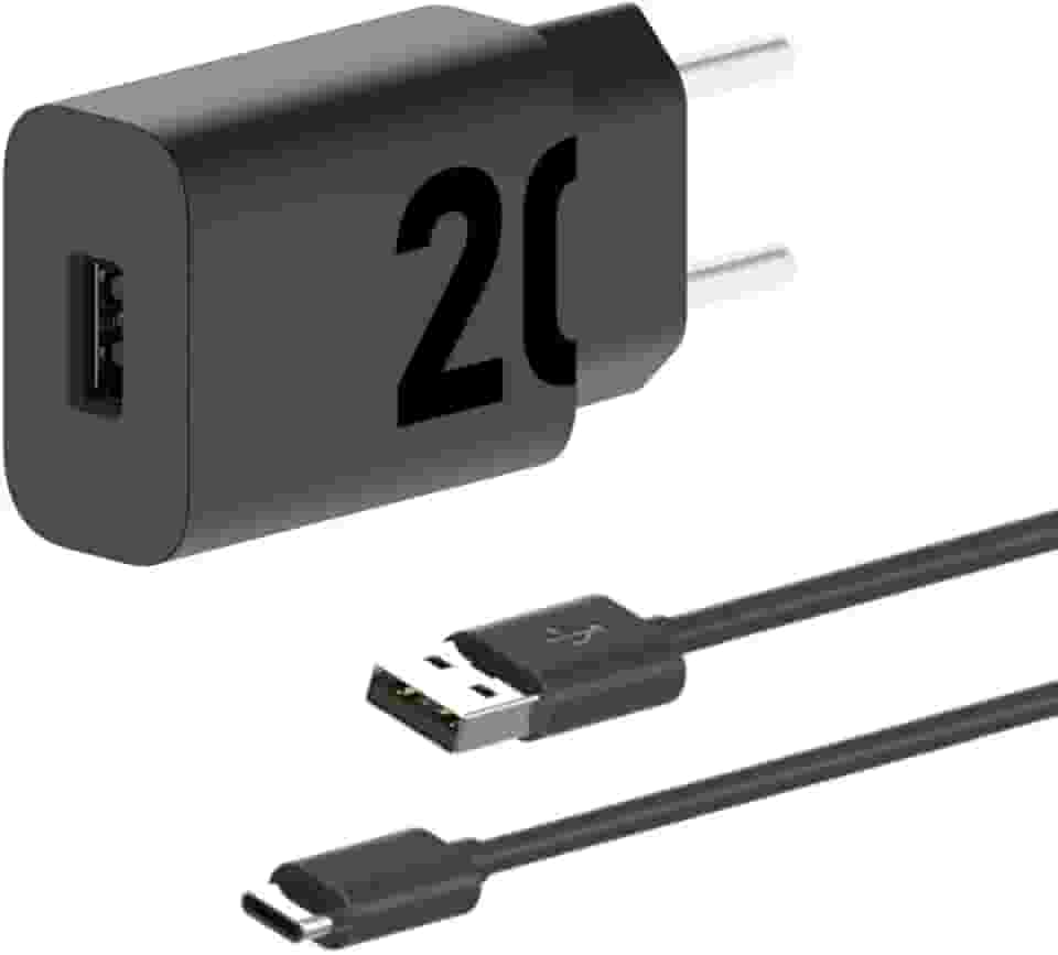 Motorola, Carregador TurboPower 20W, Cabo 1 Metro, Porta USB-A, Cabo USB-C