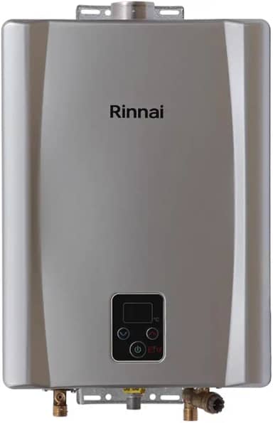 Rinnai E17-17 litros GN (Gás Natural) Prata - Aquecedor de Água a Gás Digital REU-E171 FEH