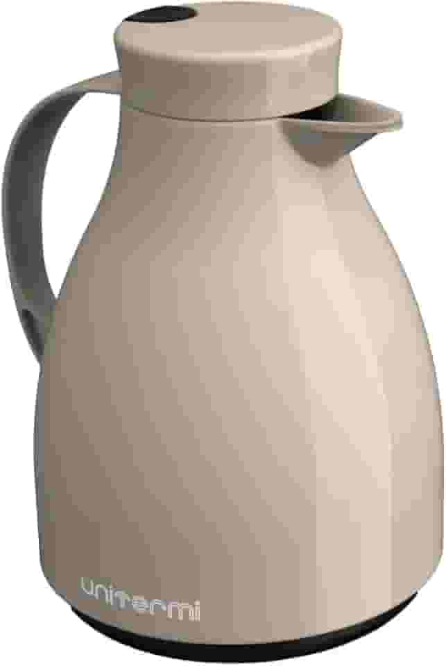 Garrafa Térmica Paris com Gatilho para Chá e Café 500 ml (Bege)