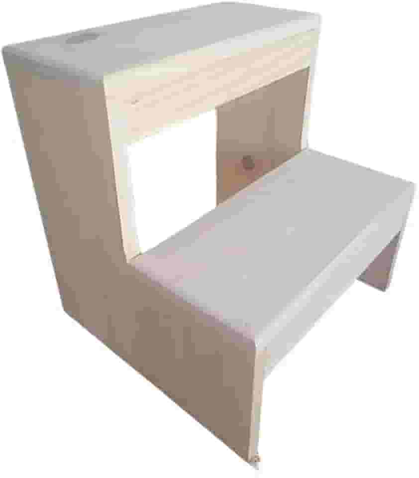 Escadinha de Dois Degraus Auxiliar | Para Consultório de Estética, Manicure e Casa (Escada M)