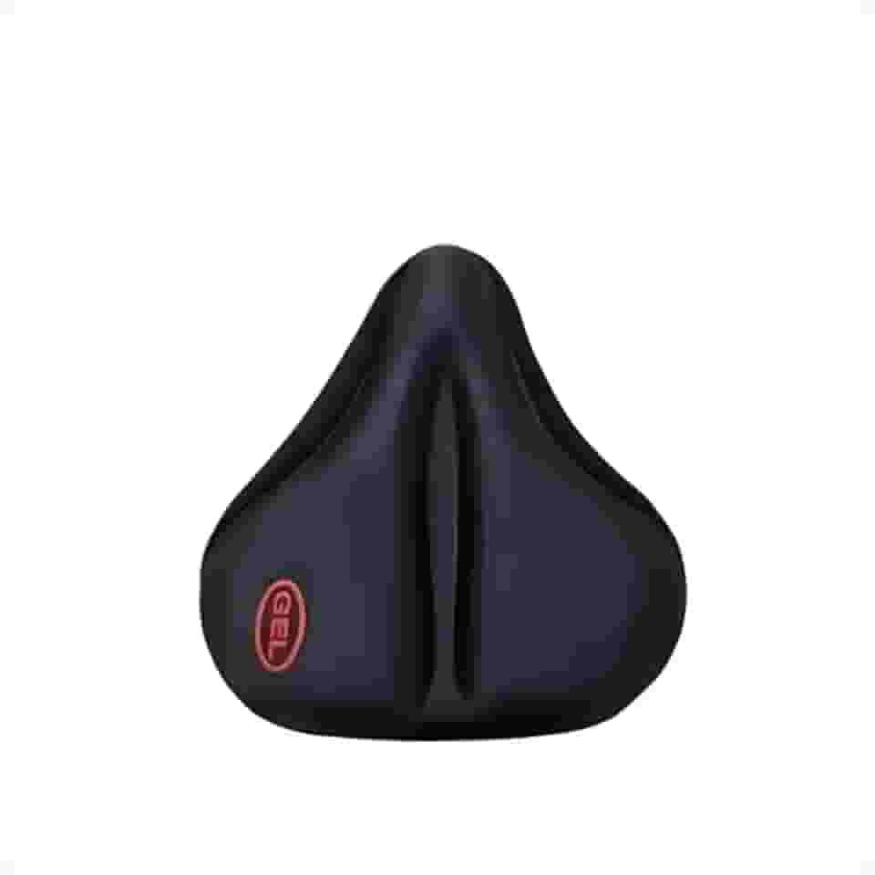 Capa de Selim Larga Gel para Banco de Bicicleta Ergométrica, Conforto Extra, Ideal para Fitness, MTB, Spinning, Pedalando Longas Distâncias, Acessório para Ciclistas e Exercícios em Casa.