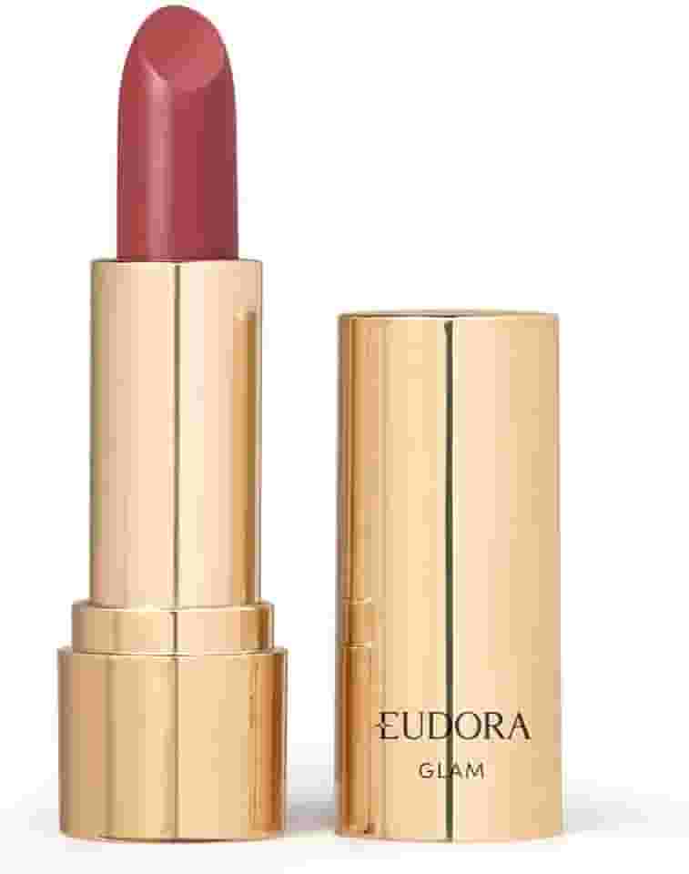 Eudora Glam Metals Batom Cremoso Rosa Queimado Diva Suprema 3,6g