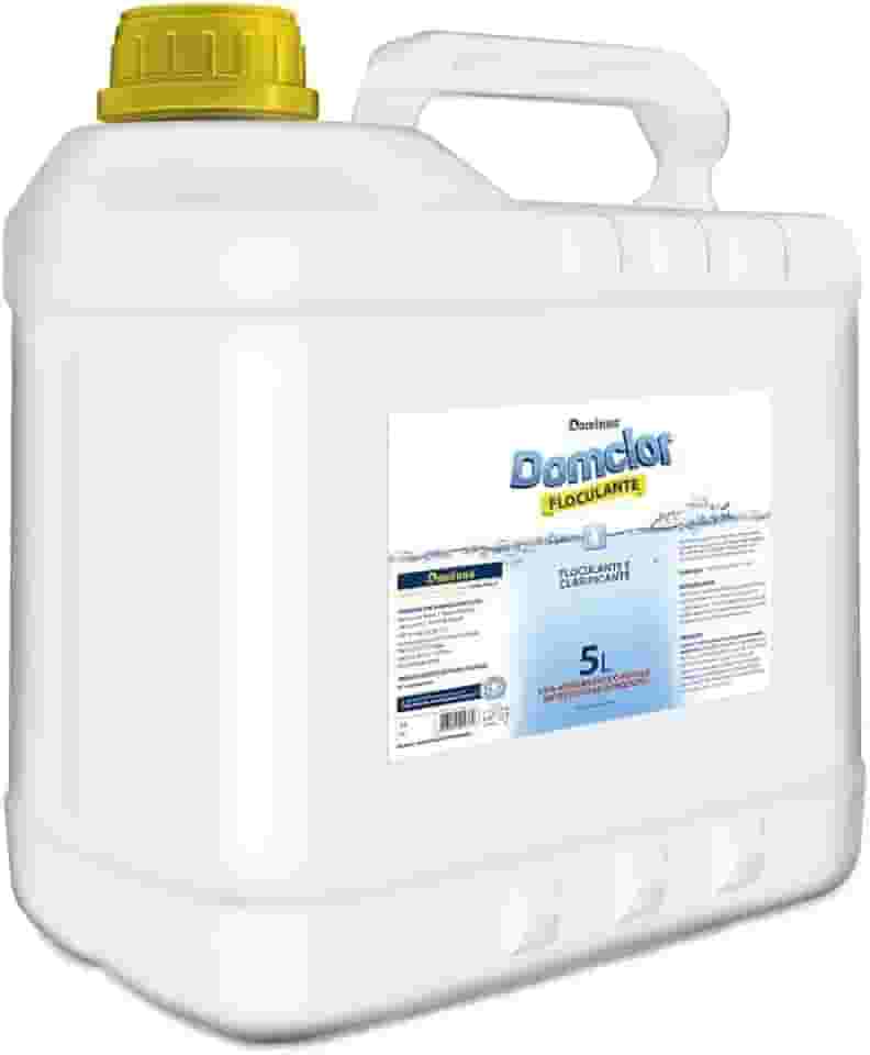 Floculante e Clarificante para limpeza de piscinas Domclor Frasco de 5l todo tipo de piscina