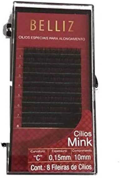 Belliz Cilios Para Alongamento Mink C 015 10mm