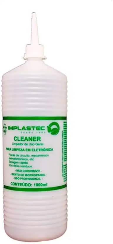 Cleaner Implastec 1000ml Limpa Placa Circuito Smd Pci Bga 1l