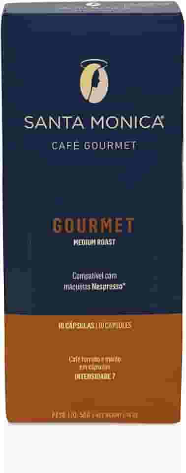 Cápsulas de Café Gourmet Santa Mônica - compatíveis com Nespresso (10 unid)