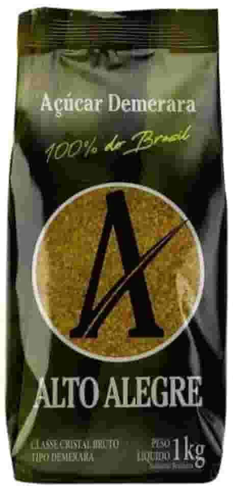 Açúcar Demerara Alto Alegre 1kg | Natural e Levemente Refinado | Sem Aditivos | Ideal para Café, Receitas e Bebidas Saudáveis