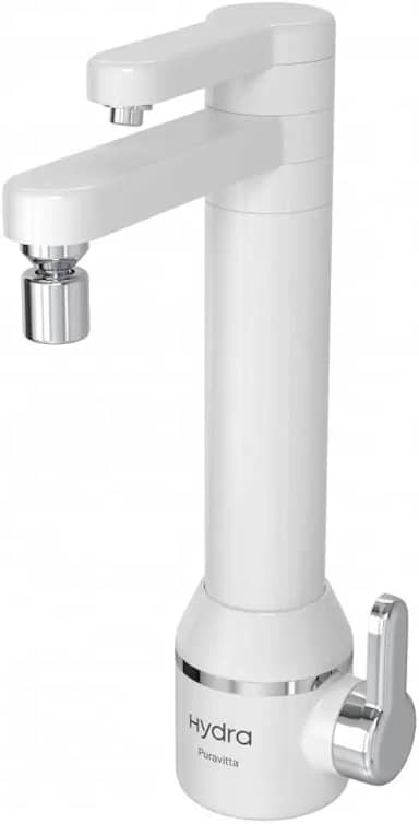 Torneira De Mesa Com Filtro Bica Alta Puravitta Branco Hydra
