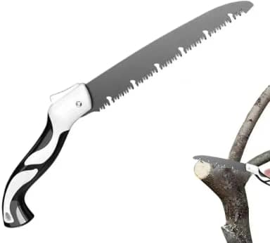 Serra Serrote Dobrável Poda Madeira Arvore Camping 60cm Aço
