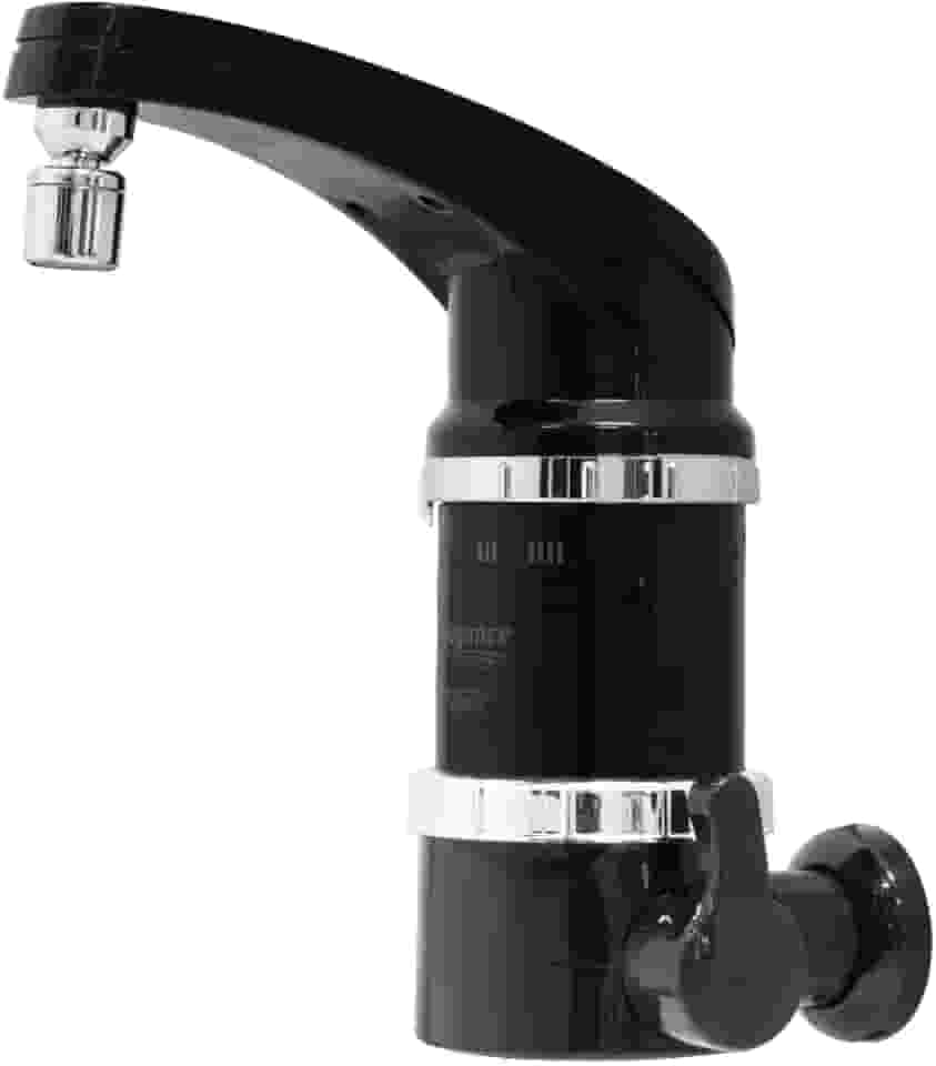 TORNEIRA ELÉTRICA ELEGANCE 4T DE PAREDE - 127V 4.800W PRETA FAME