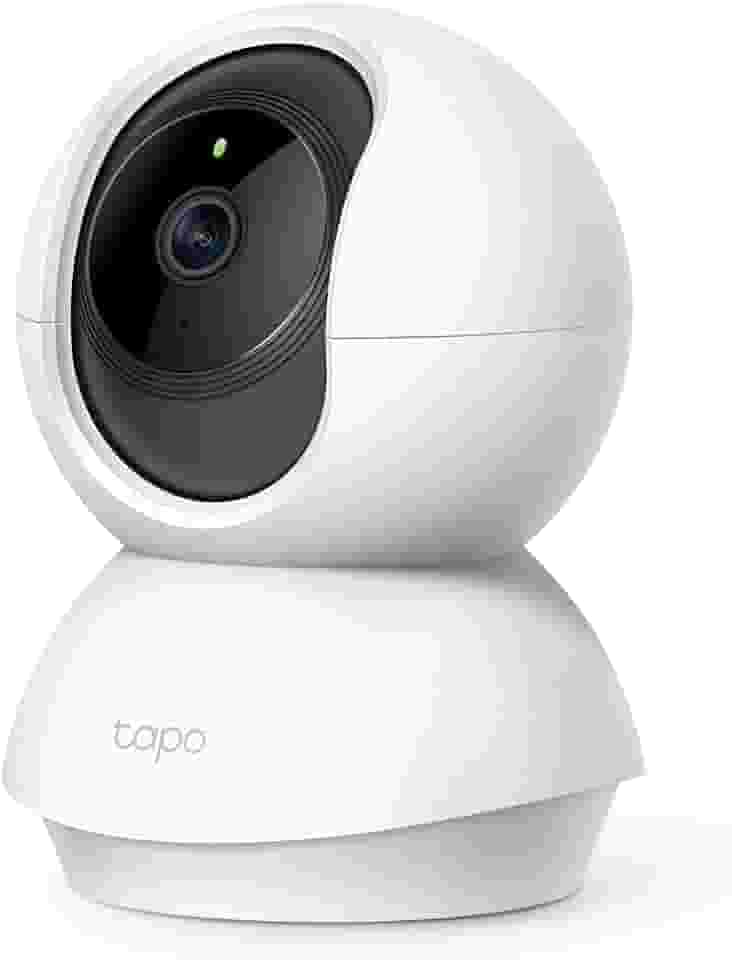 Camera de Segurança Wi-Fi 360º, 1080p Full HD TP-Link Tapo TC70, Visão Noturna, Audio de duas vias, Detecção de Movimentos, Trabalha com Alexa, 512G de Armazenamento Local, Armazenamento na Nuvem