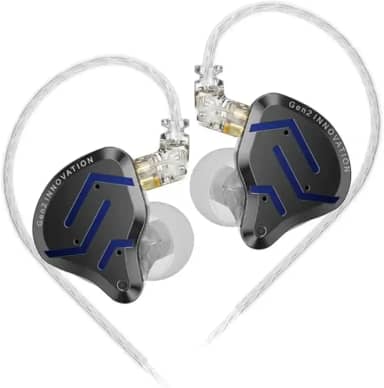 Fone de Ouvido ZSN PRO 2 Intra-Auricular, Híbrido de Alta Definição, Driver Dinâmico Super-Linear e Armadura Balanceada, Isolamento de Ruído – Músicos e Gamers