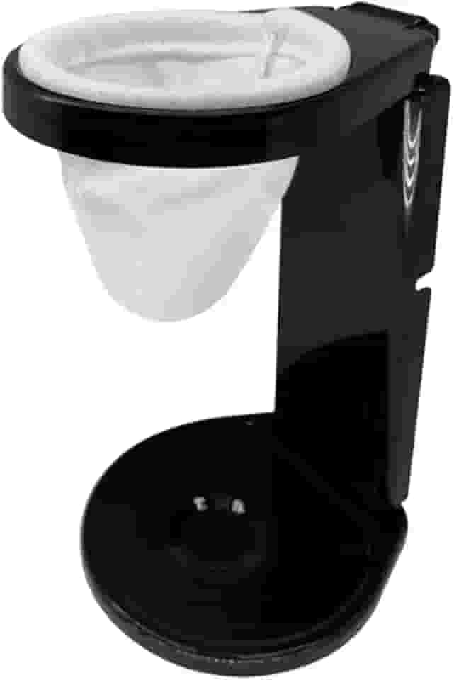 Coador de Café em Pano 17cm com Suporte Dobrável, Reutilizável e Sustentável para Café Coado Manual
