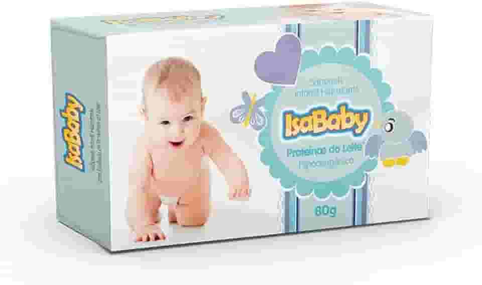 ISABABY Sabonete Infantil Hidratante Proteínas Do Leite Isababy Azul
