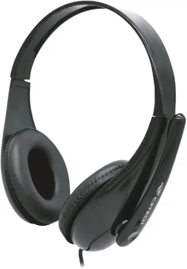 C3tech Headset com fio USB PH-340BK, Preto, microfone Omnidirecional, Alto-Falante 40mm