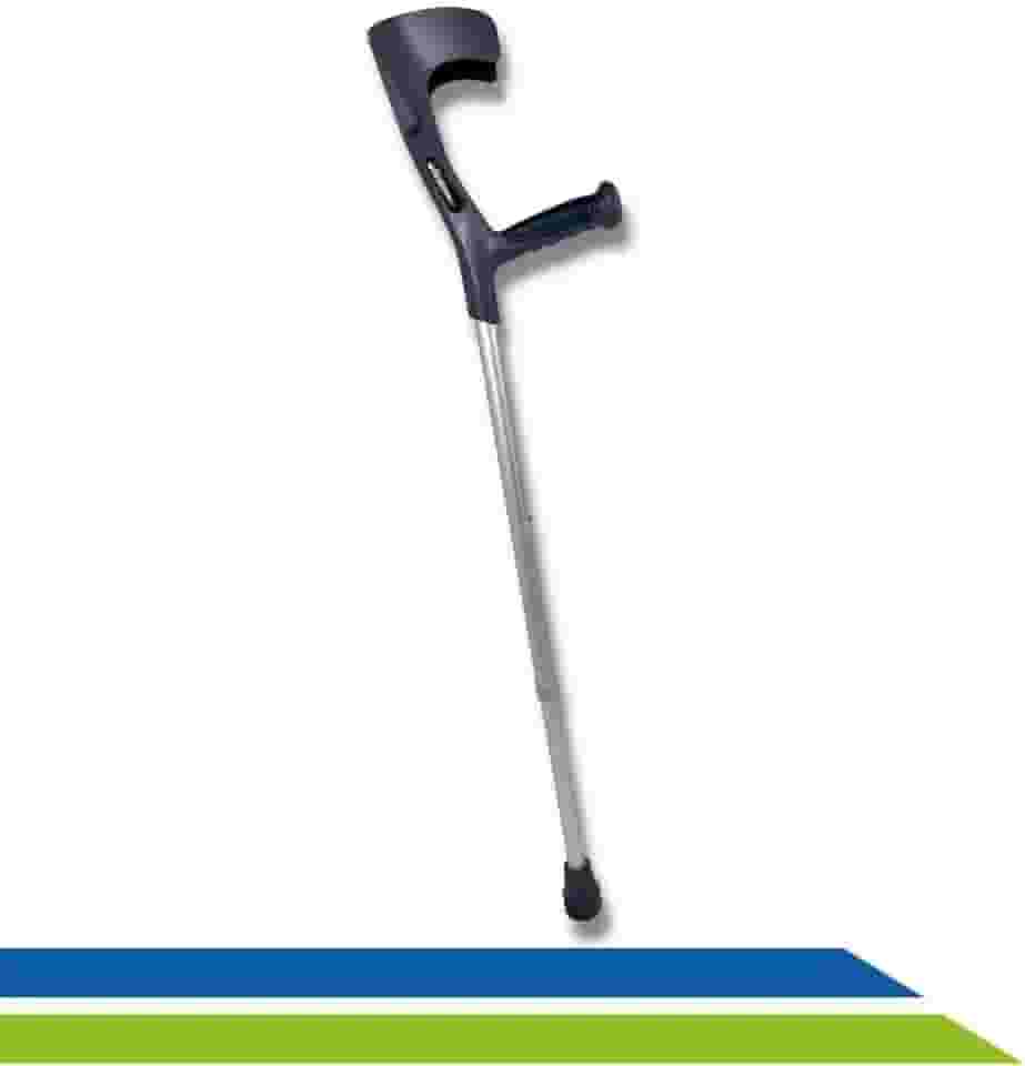 Muleta Canadense em Alumínio Regulável e Sistema Antirruído 130 Kg - Par - Hidrolight