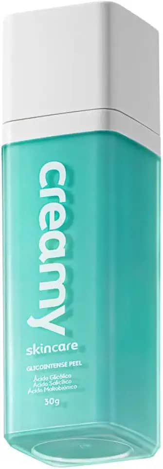 Creamy Skincare Glicointense Peel 30g | Elimina Cravos e Espinhas, Combate a Formação da Acne, Controla a Oleosidade e o Brilho Excessivo | Peles Oleosas, Uso Noturno