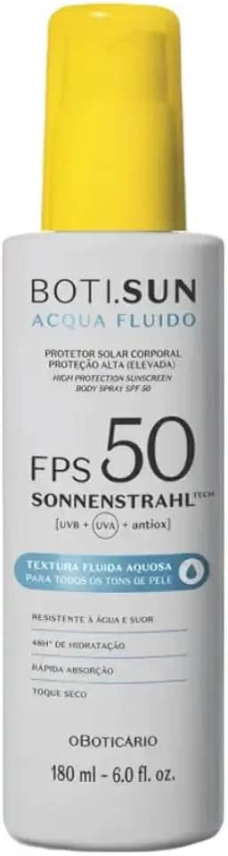 O BOTICARIO BOTI.SUN PROTETOR SOLAR CORPO SPRAY FPS 50 180ml