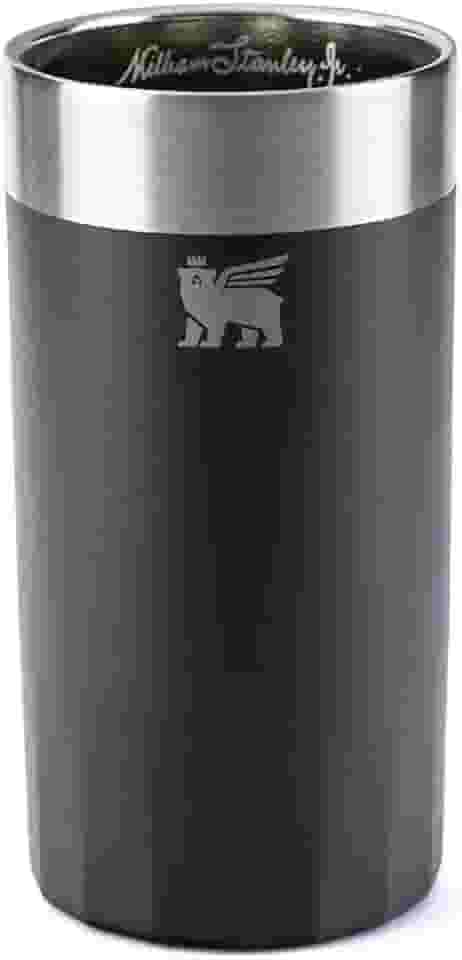 Stanley - Copo prismático isolado para cocktails, antiderrapante, para bebidas quentes ou frias, 381 m, Foundry Black