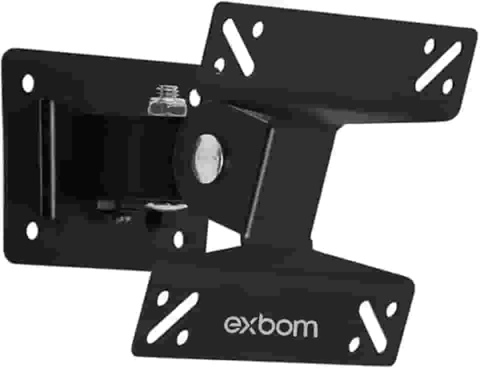 Suporte Articulado de Parede para TV e Monitor 14' a 32' – Ajuste de Ângulo, Resistente até 15Kg, Padrão VESA 70x70 a 100x100