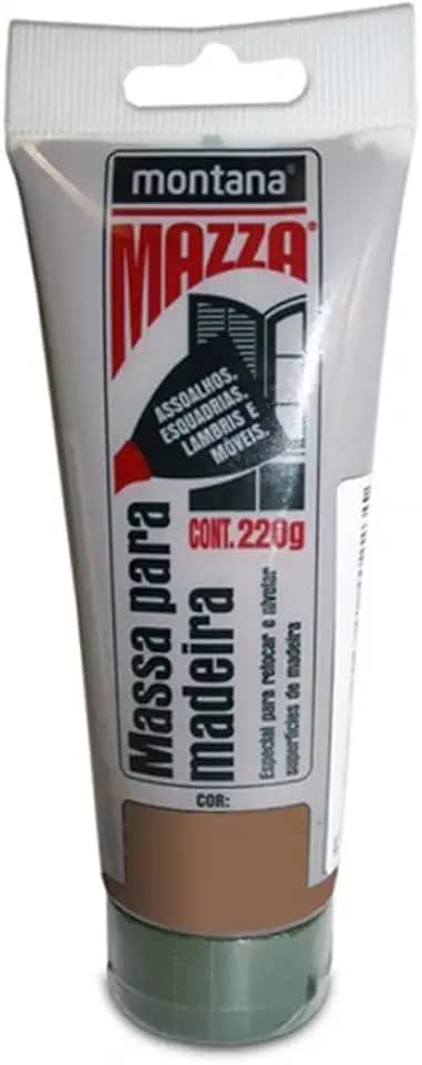 Massa para madeira 220gr mogno Montana