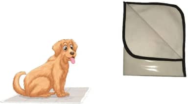 Tapete Higiênico Lavável para cachorro, 1 G, tam 90 x 100 cm