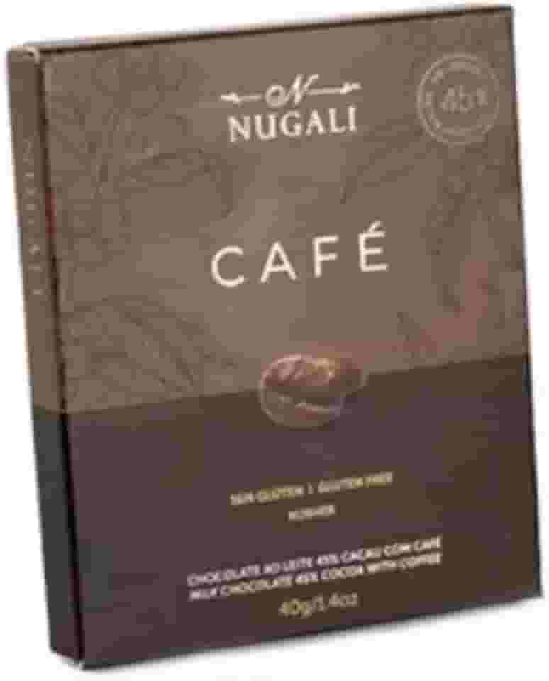 Chocolate ao Leite 45% Cacau - Café - Nugali - 40g