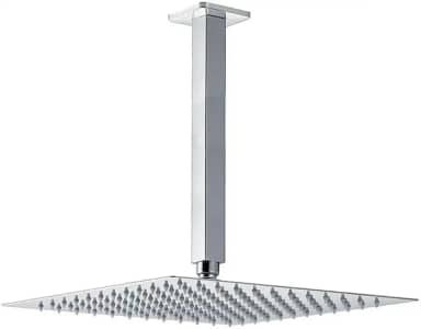 Pingoo.Casa, Ducha Chuveiro de Teto, Quadrado, Aço Inox 304, 30Cm, Mundaú, Prata